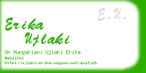 erika ujlaki business card